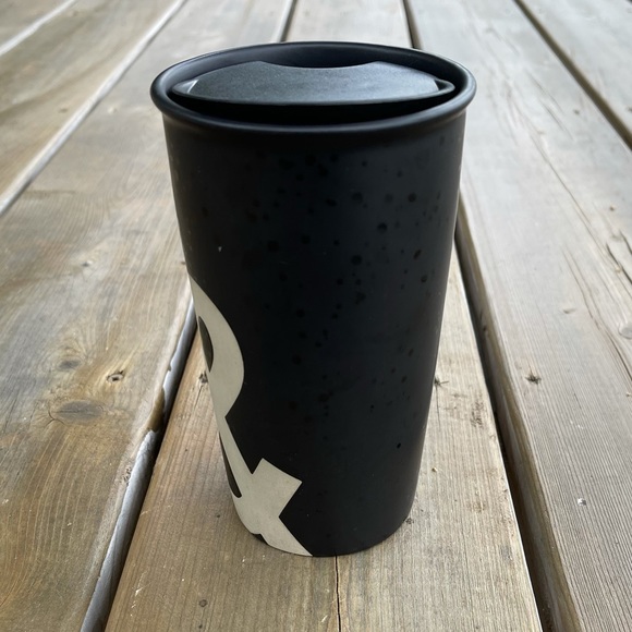 Starbucks Matte Black “&” Double Walled Travel Mug - Picture 3 of 11